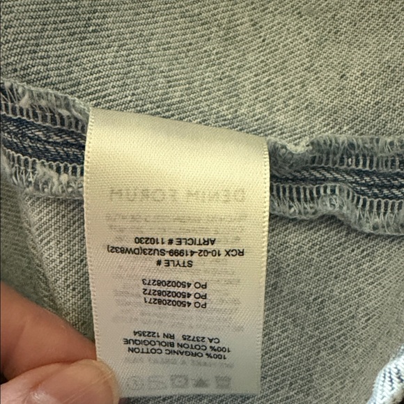 Denim Forum 90’s Mia Denim Blue Buttoned Vest - Picture 7 of 10